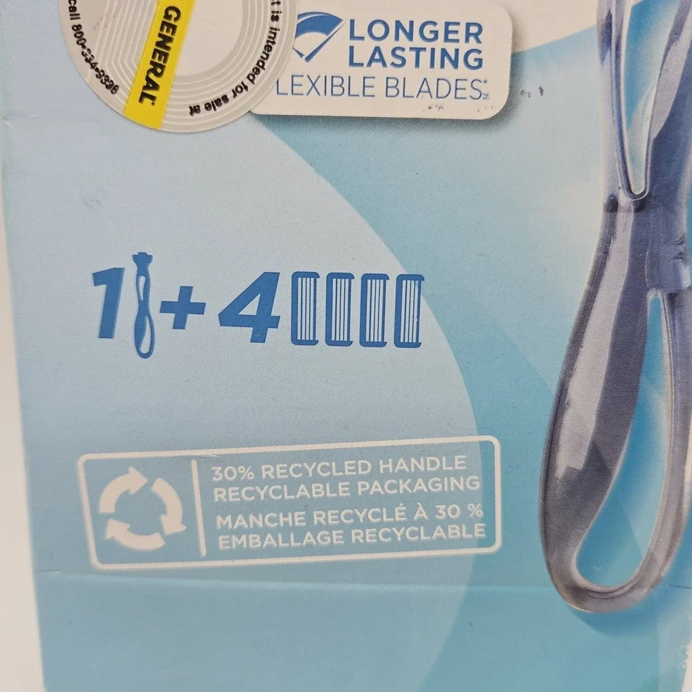 BIC Click4 Soleil Women's Razor + 4 Flexible Blade Cartridges – Smooth Shave